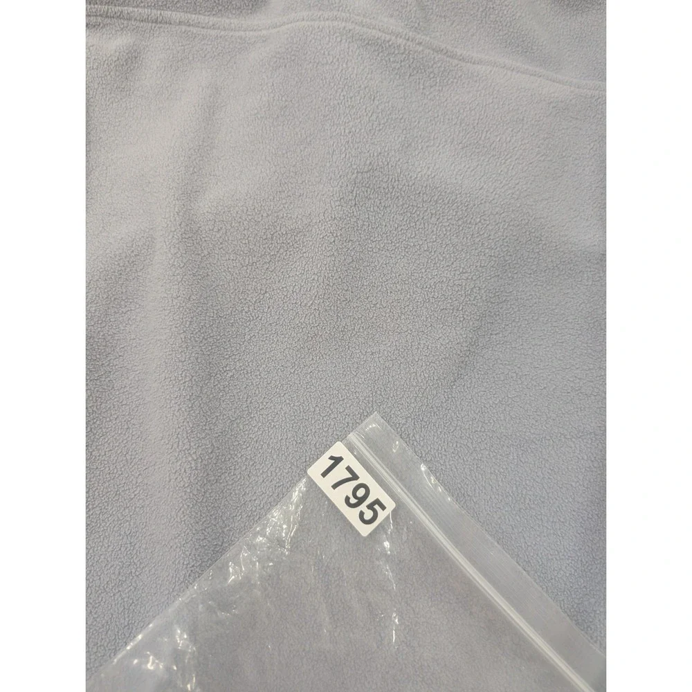 The North Face Sweater Mens Medium Gray Fleece TKA Glacier Snap‎ Neck Pullover